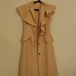Buru Ruffled Trench Dress